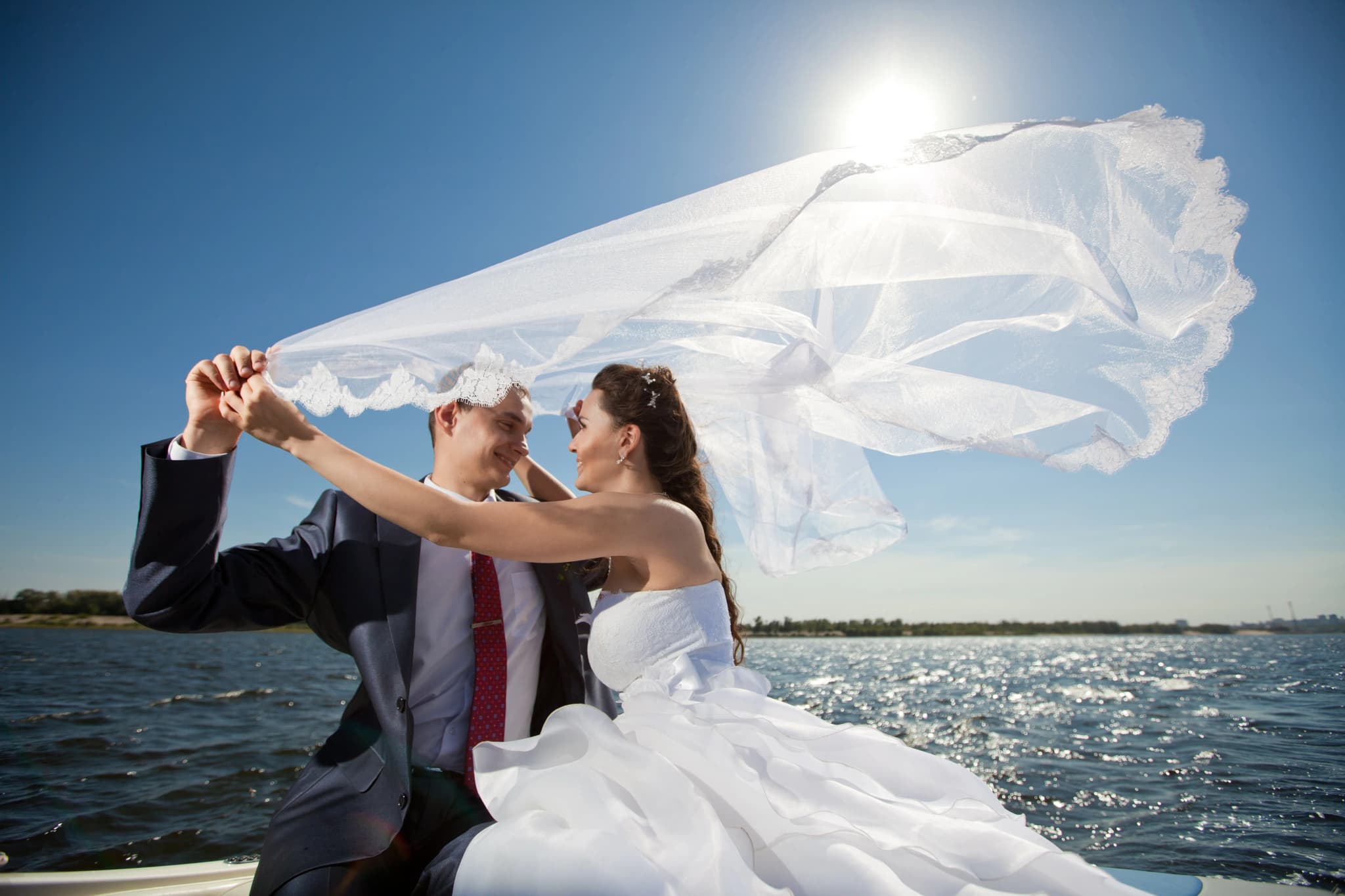 Wedding Celebration on the Barge "Nina"